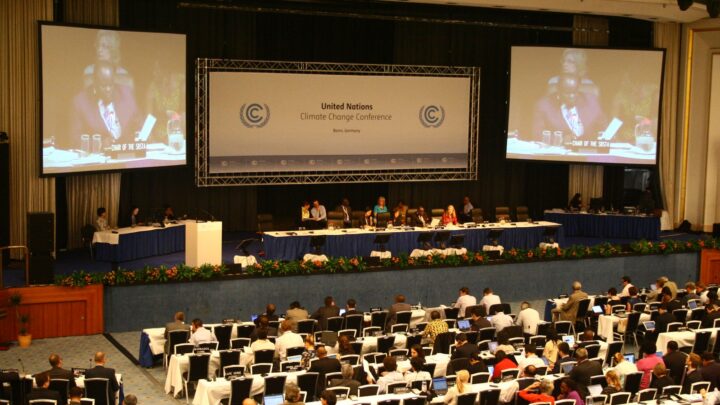 Sala obrad konferencji klimatycznej ONZ w Bonn w 2012 roku